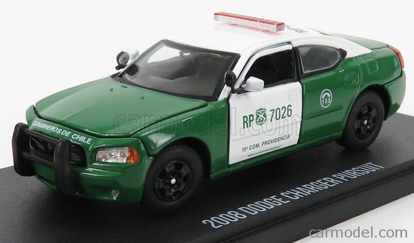 Greenlight 1:43 Scale 2008 Dodge Charger Carabineros De Chile