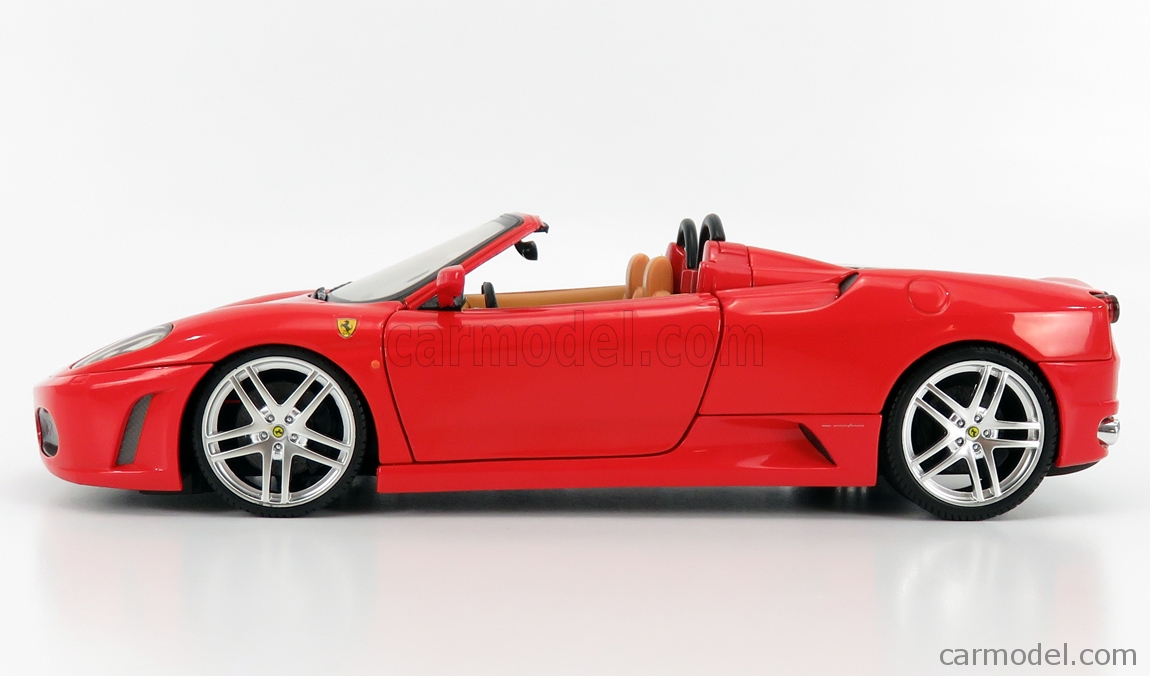MATTEL HOT WHEELS J2868 Scale 1/18 | FERRARI F430 SPIDER 2005 RED