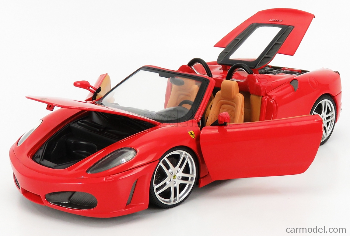 MATTEL HOT WHEELS J2868 Scale 1/18 | FERRARI F430 SPIDER 2005 RED