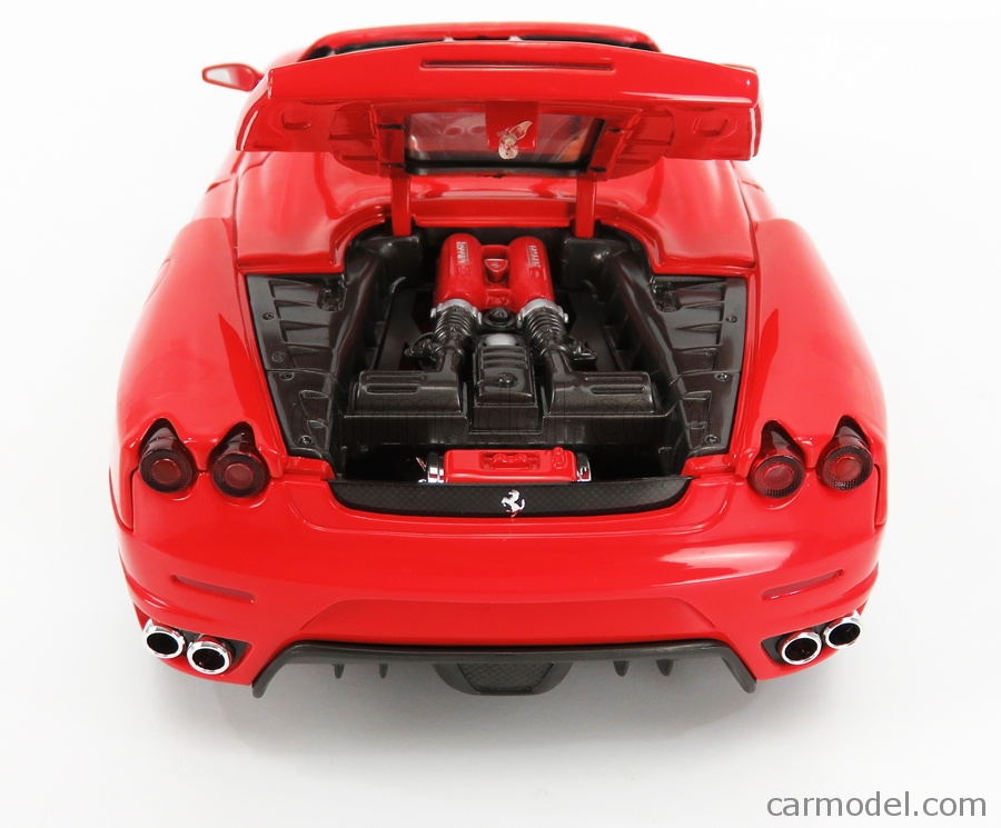 MATTEL HOT WHEELS J2868 Scale 1/18 | FERRARI F430 SPIDER 2005 RED
