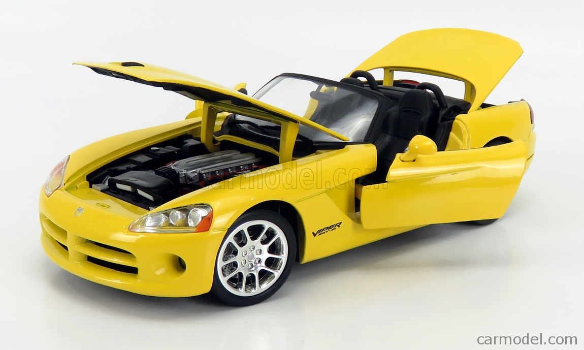 Details about   ERTL 1/18 Scale Diecast 36973 Fast & Furious 2003 Dodge Viper SRT-10 Yellow 