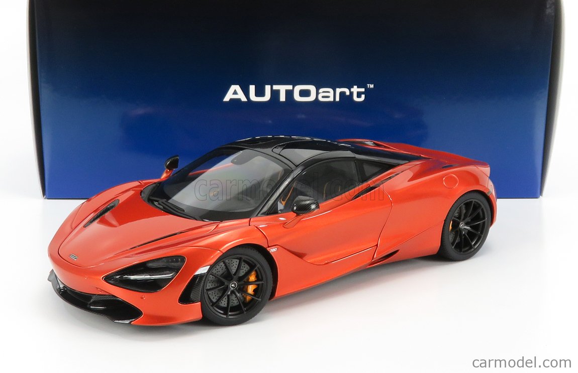 AUTOART 76074 Scale 1/18 | McLAREN 720S 2017 AZORES ORANGE MET