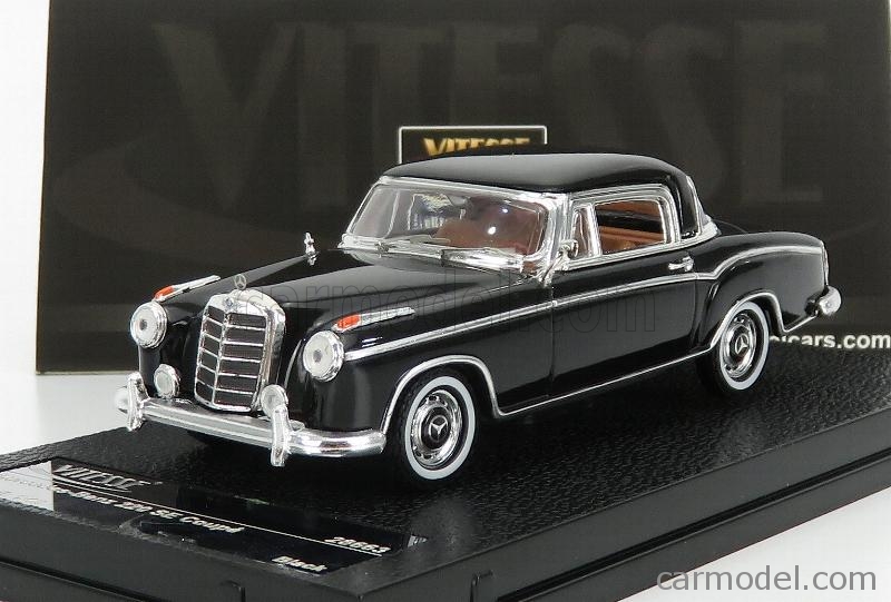 VITESSE 28663 Scale 1/43 | MERCEDES BENZ 220SE COUPE 1958 BLACK