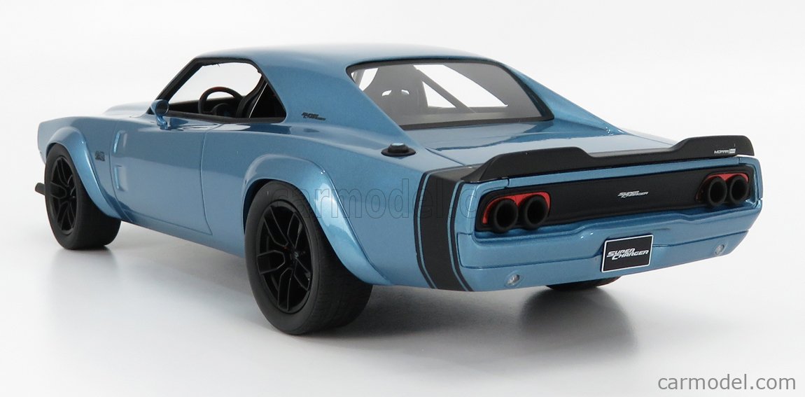 GT-SPIRIT GT841 Scale 1/18 | DODGE SUPER CHARGER CONCEPT 2018 BLUE POLY