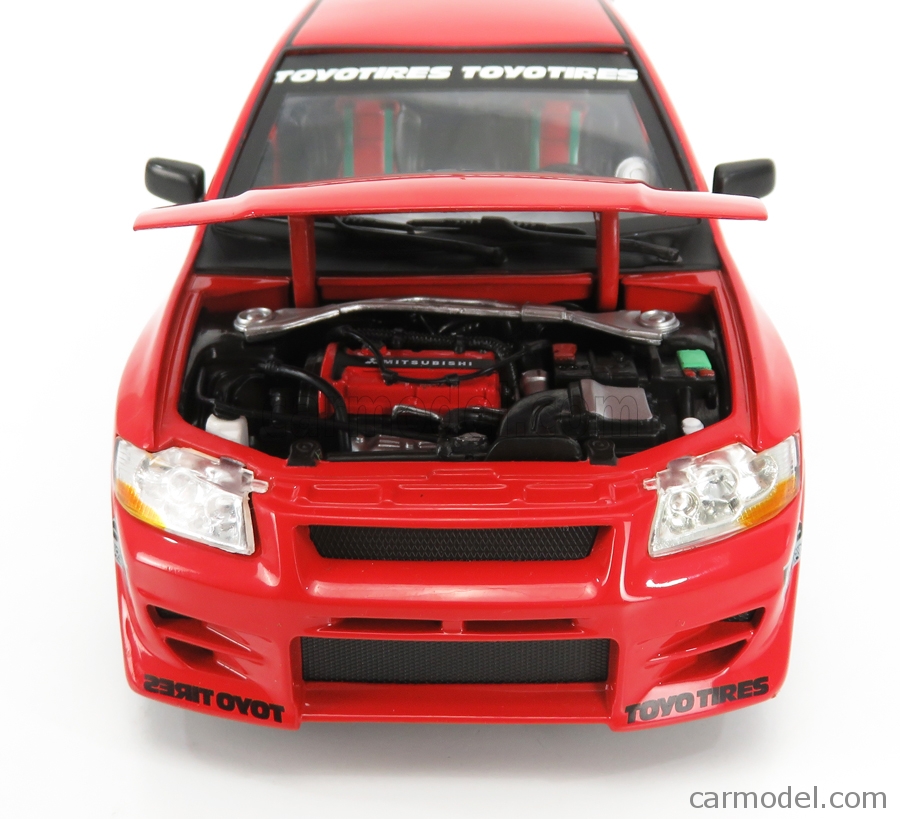 ERTL 53607A Scale 1/18 | MITSUBISHI BRIAN'S LANCER EVOLUTION VII 2004 - FAST & FURIOUS III - TOKYO DRIFT (2006) RED BLACK ERTL 53607A Scale 1/18 | MITSUBISHI BRIAN'S LANCER EVOLUTION VII 2004 - FAST & FURIOUS III - TOKYO DRIFT (2006) RED BLACK
