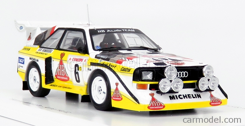 AUDI - QUATTRO SPORT S1 E2 N 6 3rd RALLY MONTECARLO 1986 H.MIKKOLA - A.HERTZ