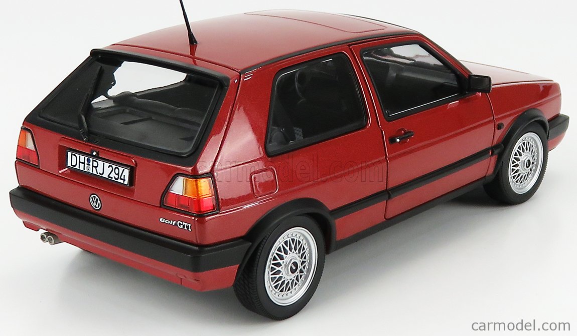 NOREV 188555 Scale 1/18 | VOLKSWAGEN GOLF III GTi 1990 RED MET