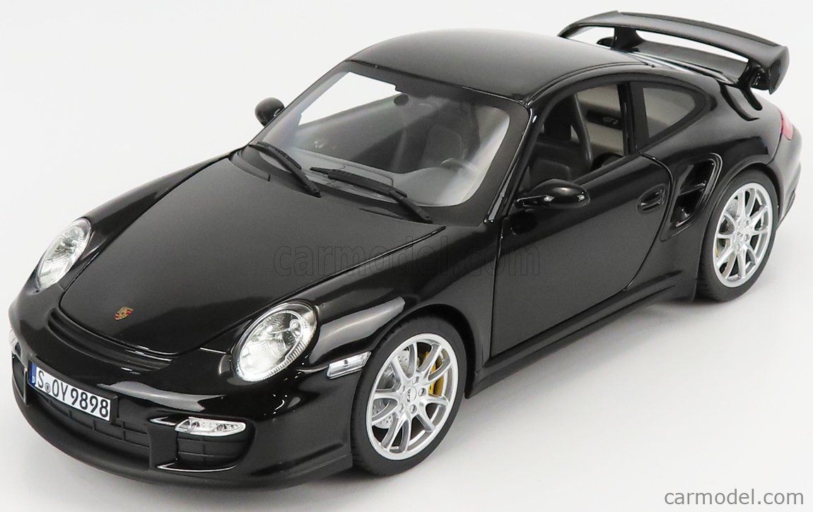 NOREV Porsche 911 Turbo 2010 Echelle 1:18 Voiture Miniature - Gris