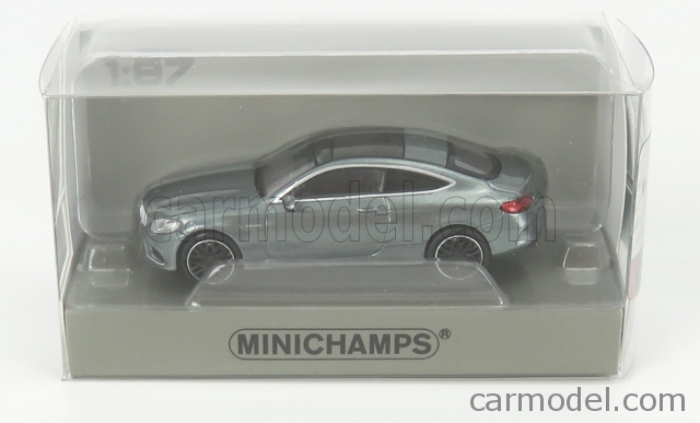 2015-1:87 MINICHAMPS Mercedes-AMG c63 Classe C Coupé-bleu #870037020 