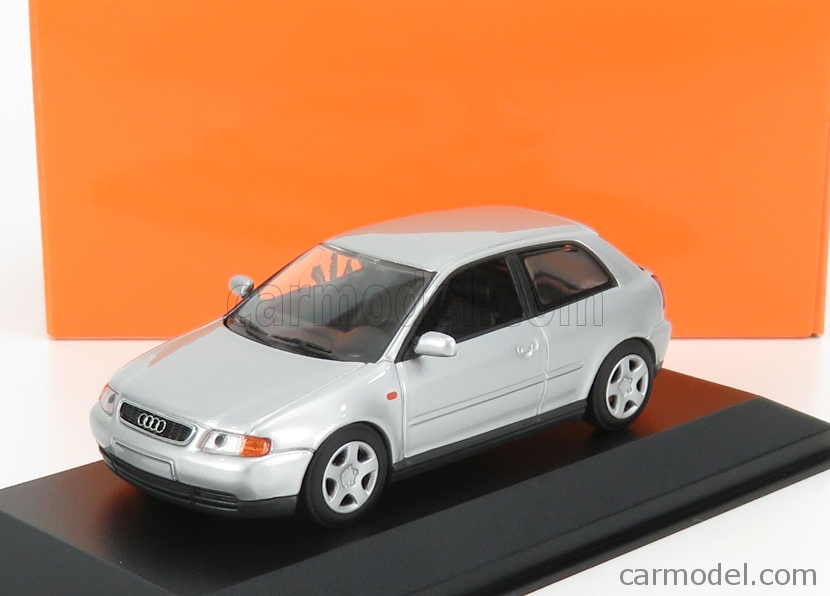 Minichamps 1/43 - Audi A3 Cabriolet Argent 2008 - Miniature Collection Très Bon état