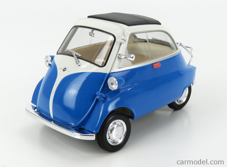 WELLY WE24096B Scale 1/18 | BMW ISETTA 1955 BLUE WHITE