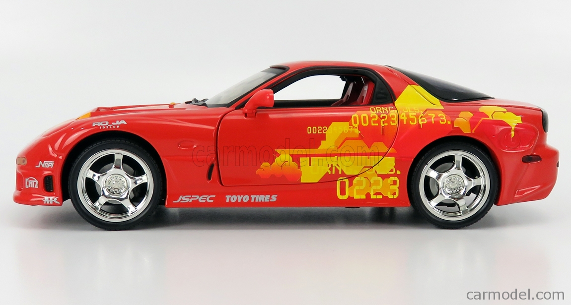 本日特価！　マツダRX7 1994 赤 1/18 LS-COLLECTIBLES 1/18 LS Collectibles 1994 Mazda RX7 RX-7 (Red) Car Model