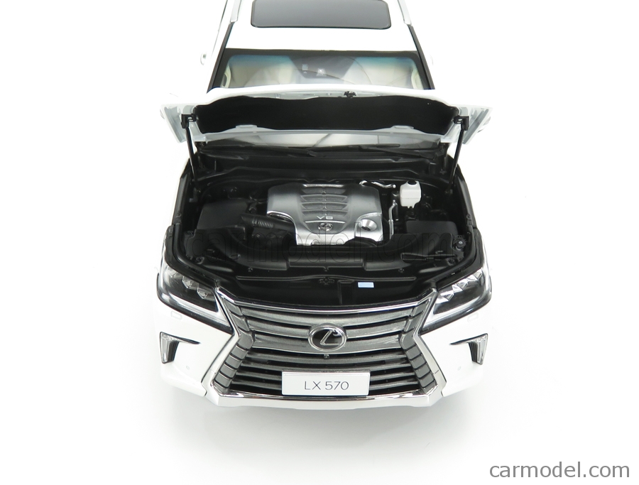 【Nori】kyosho 1/18 LEXUS LX570ソニッククォーツ 1/18 Kyosho Lexus LX570 (Sonic Quarts White) Diecast Car