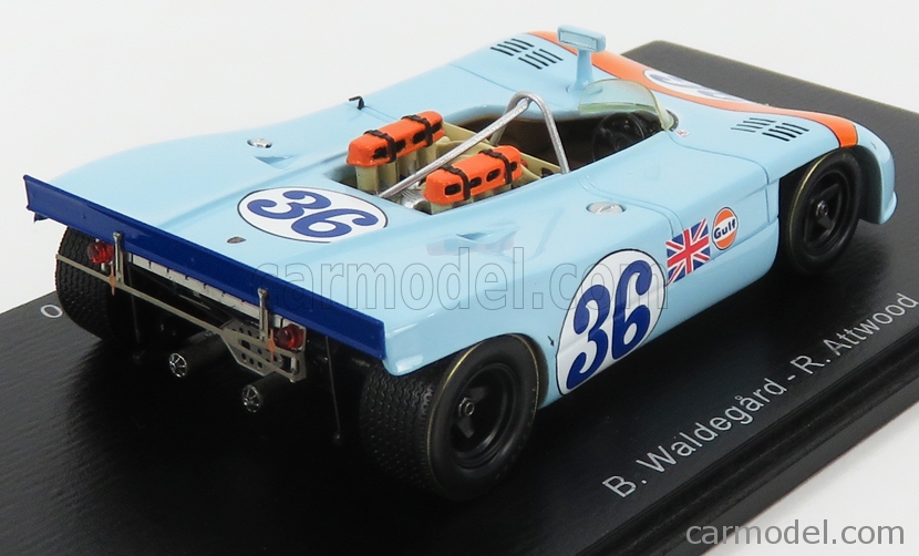 Miniature Spark 1:43 – Porsche 908 Gulf #36 – Targa Florio 1970 – Waldegard Attwood