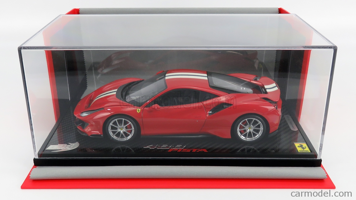 Miniature BBR 1/18 – Ferrari 488 Pista 2018 – Vert Métal – Édition Limitée 7/24 – P18145MGST
