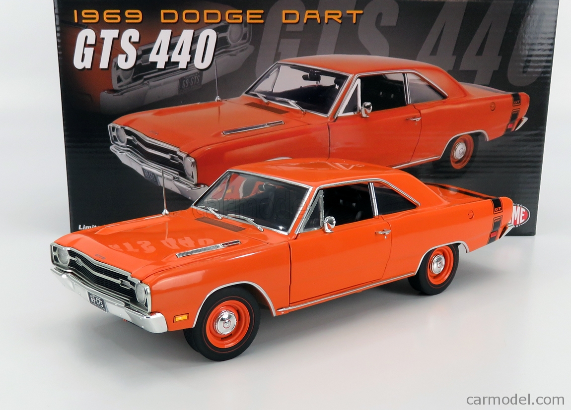 Acme 1/18 Dodge Dart GTS 440 1969 Plum Crazy - Miniature Diecast Neuve