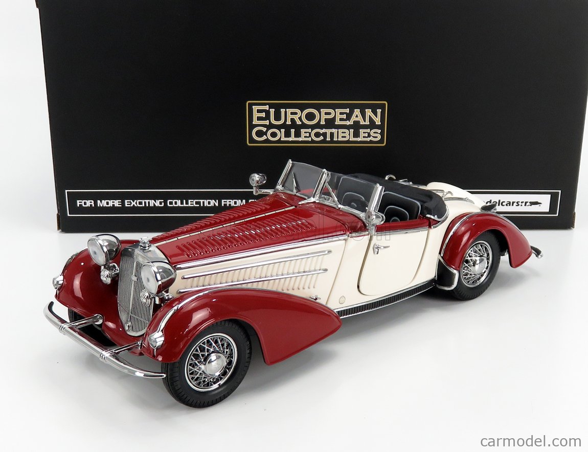 SUN-STAR 02406 Scale 1/18 | HORCH 855 ROADSTER OPEN 1939 RED