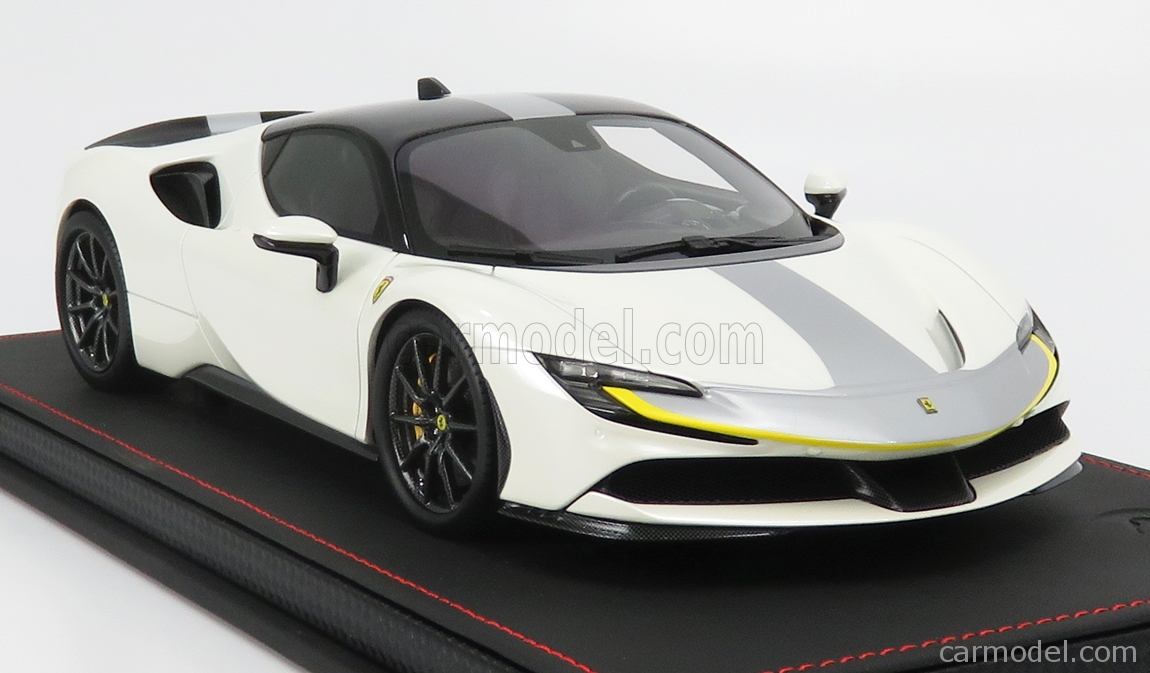 Miniature Ferrari SF90 Stradale Hybrid 1000Hp Pack Fiorano 2020 - Échelle 1:43 - Marque BBR - Neuf - Modèle BBRC239B