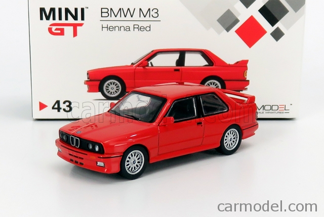 Mini Gt BMW M3 E30 Henna Rot MGT00043 1/64 