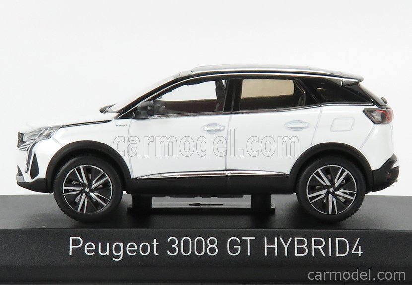 Peugeot 3008 Gt Hybrid 2020 Pearl White NOREV 1:43 NV473920 