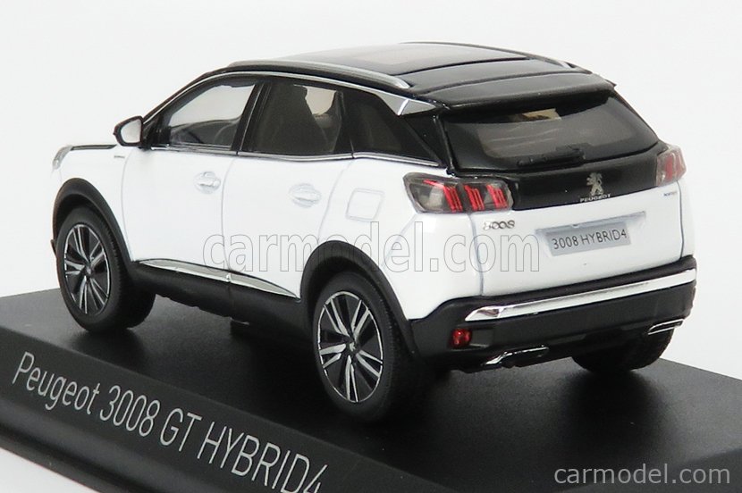 1:43 NOREV perl-weiss Peugeot 3008 GT HYBRID4 2020 
