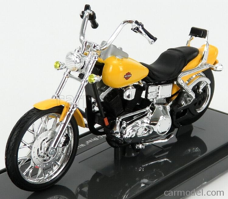 MAISTO 1:18 2001 FXDWG Dyna Wide Glide Harley-Davidson Moto DIECAST MODEL 