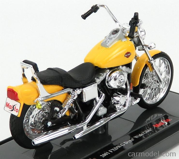 MAISTO 1:18 Harley Davidson 2001 FXDWG Dyna Wide Glide MOTORCYCLE BIKE MODEL NIB 