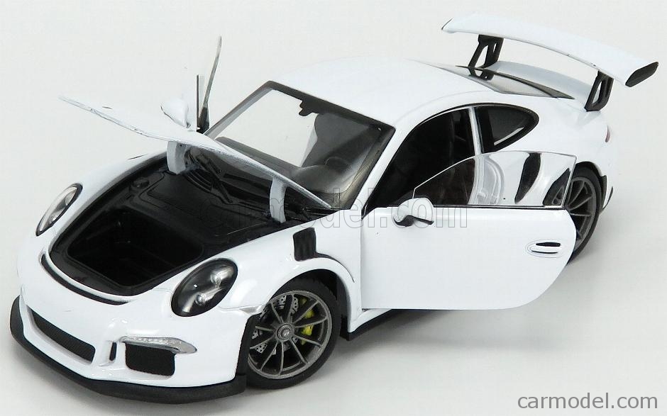 Welly 1/24 Porsche 911 GT3 RS Bianca modellino