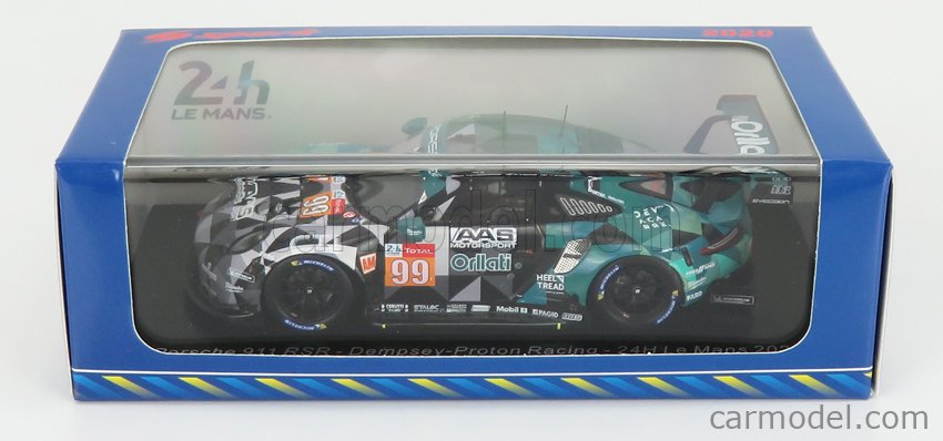 SPARK-MODEL S7996 Scale 1/43 | PORSCHE 911 RSR TEAM DEMPSEY PROTON ...