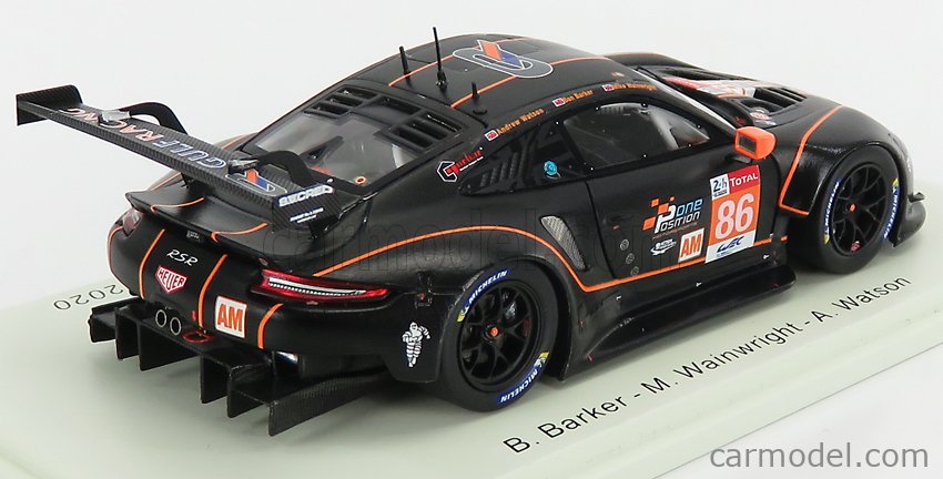 Spark S7991 Porsche 911 RSR #86 'Gulf Racing' Le Mans 2020-1/43 Scale 