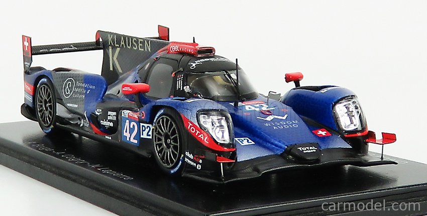 SPARK-MODEL S7980 Scale 1/43 | ORECA 07 GIBSON TEAM COOL RACING N 42 12th 24h  LE MANS 2020 A.BORGA - A.COIGNY - N.LAPIERRE BLUE RED