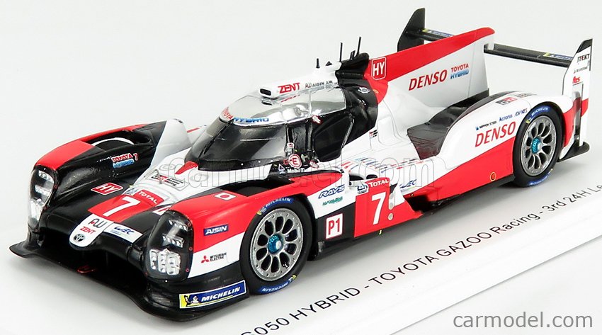 Spark 1/43 Toyota TS050 Hybrid #7 Toyota Gazoo Racing 3rd Le Mans 2020 S7958 