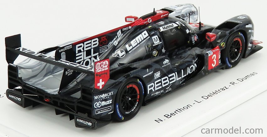 REBELLION - R13 4.5L V8 GIBSON TEAM REBELLION RACING N 3 4th 24h LE MANS  2020 N.BERTHON - L.DELETRAZ - R.DUMAS