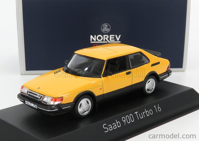 NOREV 810034 Yellow  1/43 Saab 900 Turbo 1992 