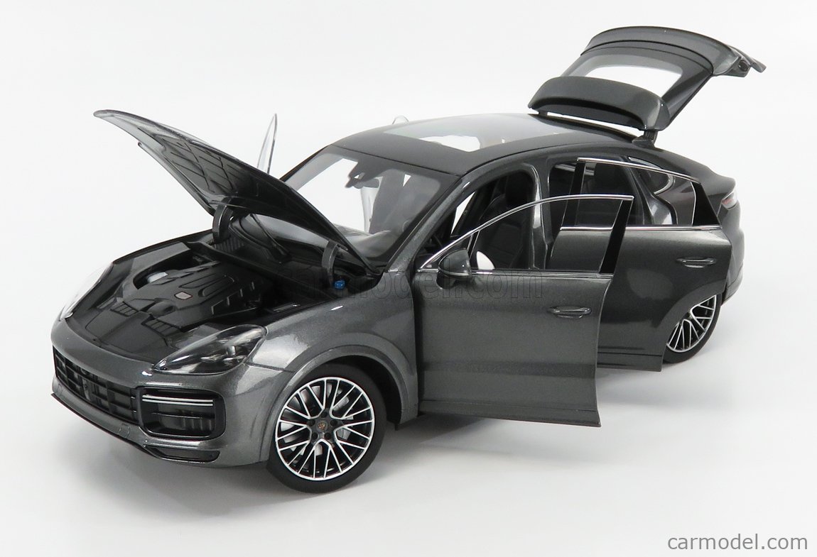 Porsche Cayenne Turbo Norev 1/18 Grise - Miniature Occasion
