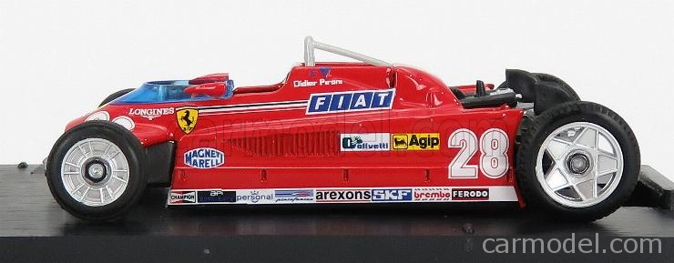 Ferrari 126CK Turbo Fi Didier Pironi N 28 by HotWheels 1:25 – Albaco  Collectibles