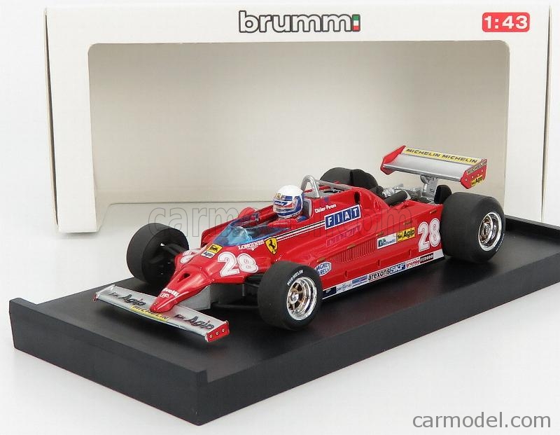 BRUMM R368-CH Scale 1/43 | FERRARI F1 126CK TURBO N 28 MONACO GP