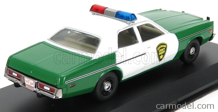 Greenlight 1/43 – Plymouth Fury 1975 – Osage County Sheriff – Police USA – Neuf