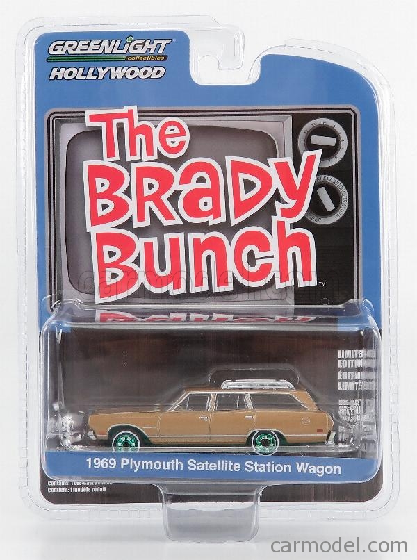 Modellino Greenlight 1:64 Plymouth Satellite 1969, Serie Hollywood, The Brady Bunch, Nuovo