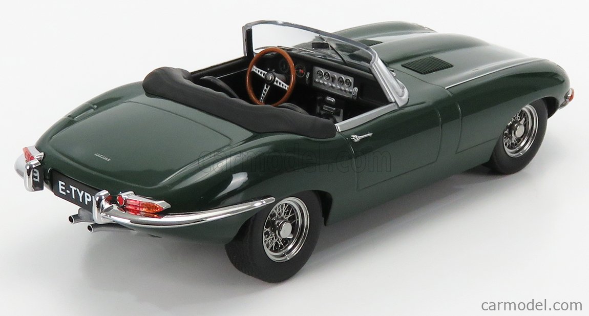 Jaguar E-Type Serie I LHD 1961 racing green Modellauto 1:18 KK Scale