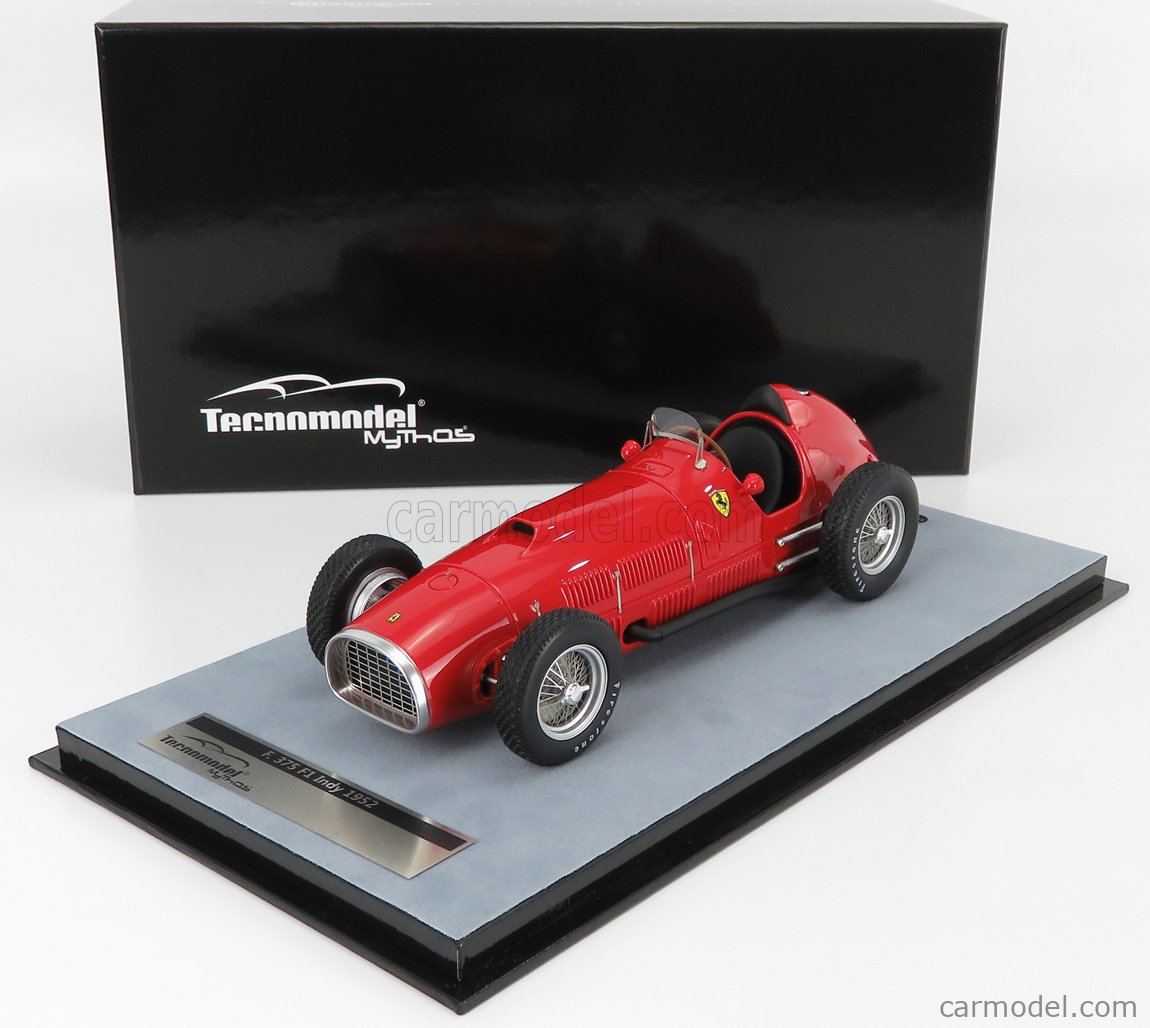 ミニカー　1/18 フェラーリ 375 F1 インディ 1952 テストドライバー Alberto Ascari ドライバーフィギュア付 [TMD18-193A] Tecnomodel 1:18 A. Ascari Ferrari 375 #12 Indy500 formula 1