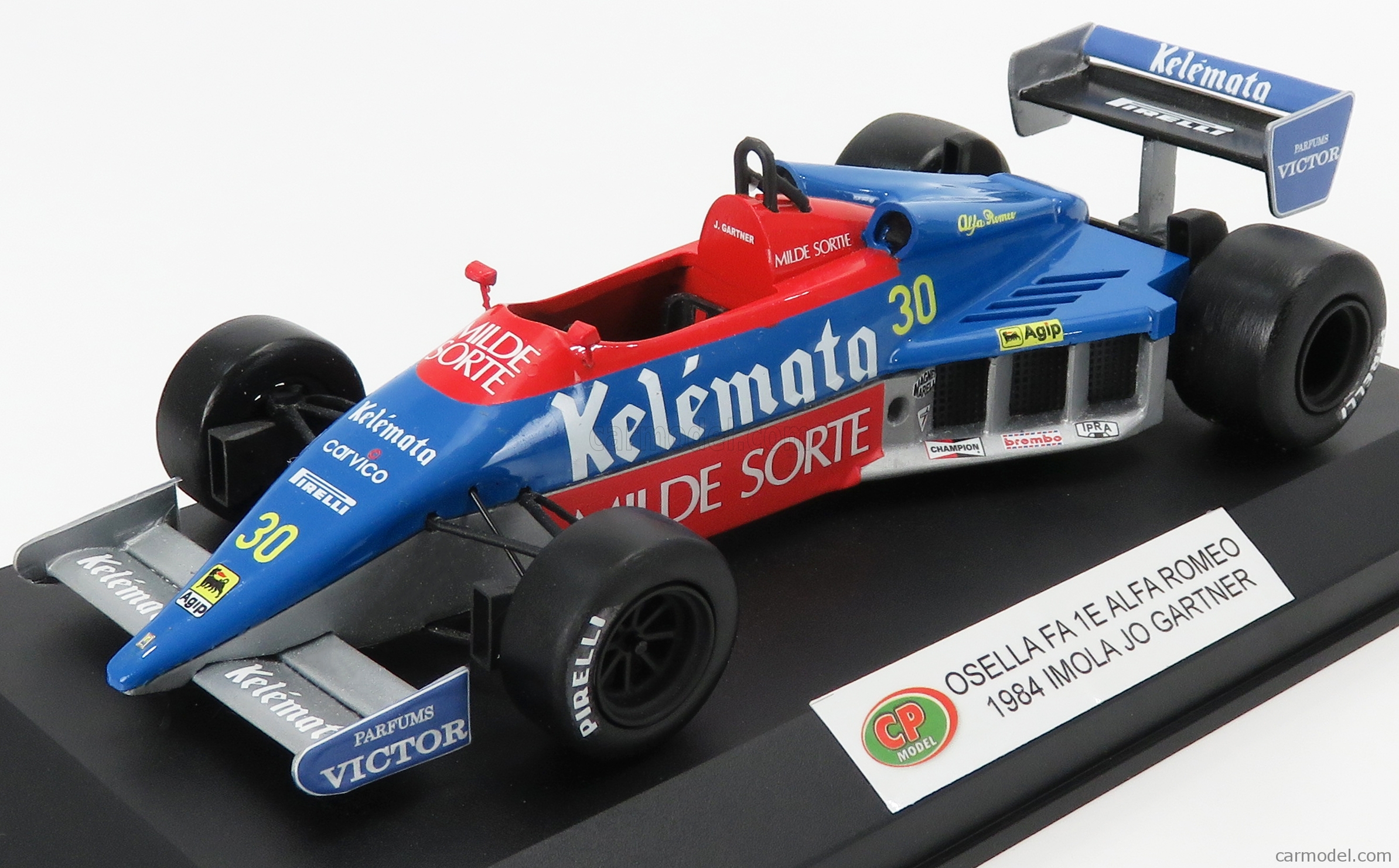 Cp Model Cpbm003 Scale 1 18 Osella F1 Fa 1e N 30 Italy Imola Gp 1984 J Gartner Light Blue