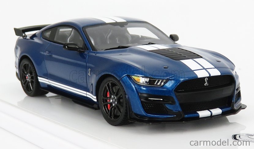 TRUESCALE TSM430477 Scale 1/43 | FORD USA MUSTANG SHELBY GT500 2020 BLUE