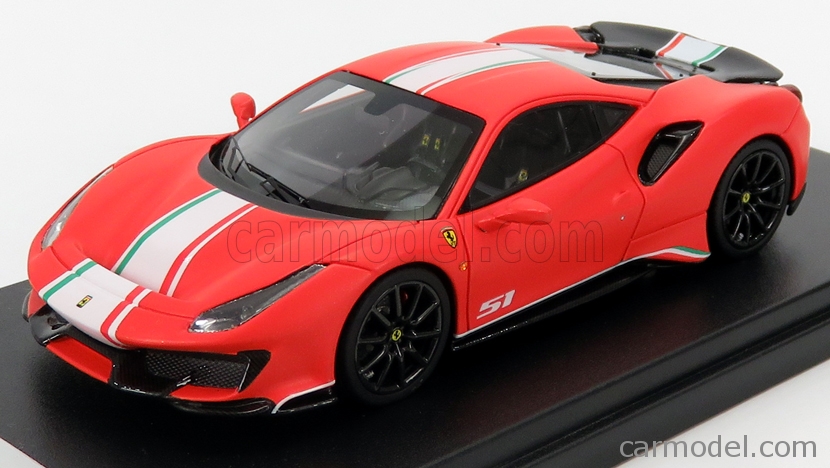 LOOKSMART LS488PPE Scale 1/43 | FERRARI 488 PISTA PILOTI N 51 2019 ...