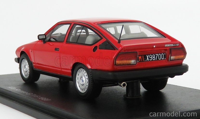 Miniature Spark Alfa Romeo GTV6 1980 - Rouge - Échelle 1/43 - S9047