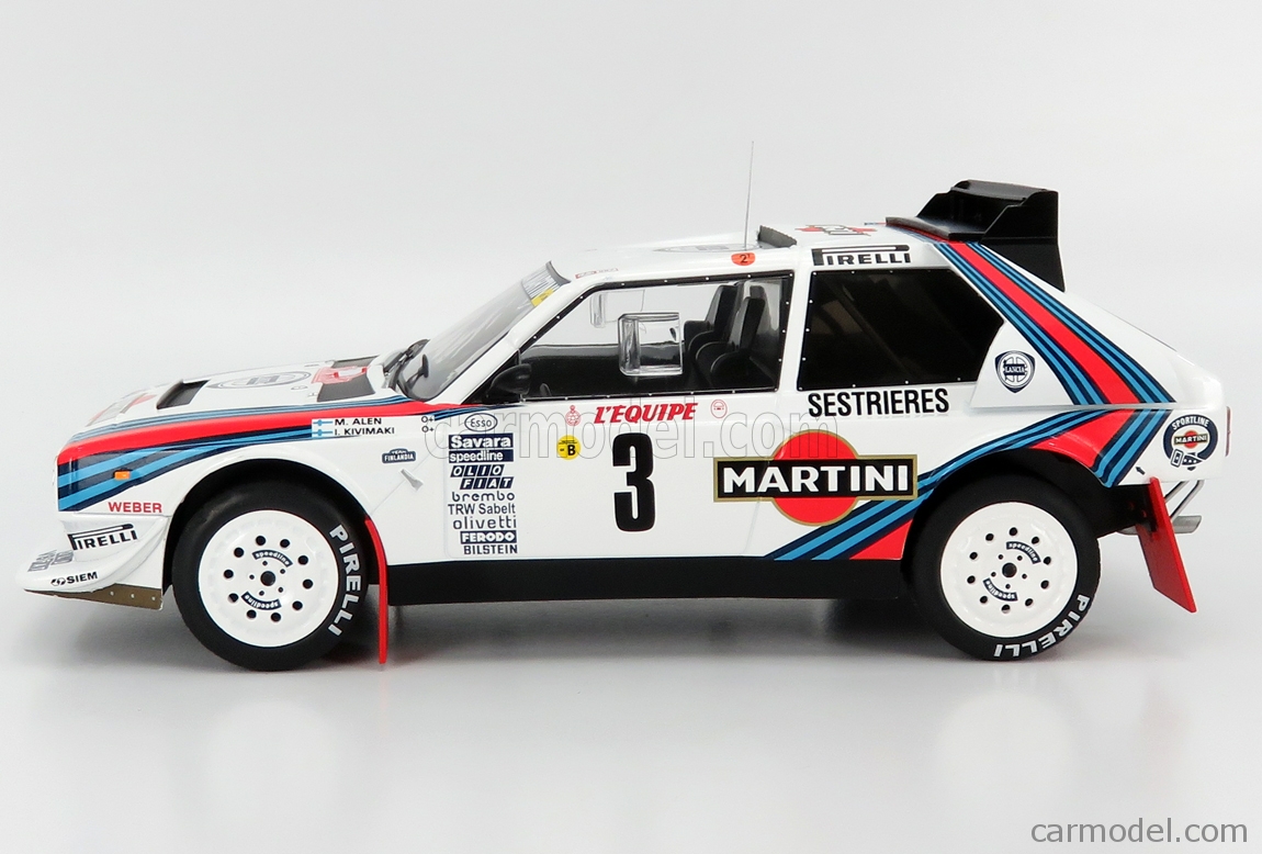 IXO-MODELS 18RMC046C Escala 1/18 | LANCIA DELTA S4 MARTINI N 3 RALLY ...