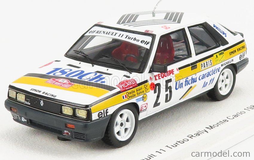 Renault R11 Turbo N Rally Montecarlo 1987 Ubicaciondepersonascdmxgobmx
