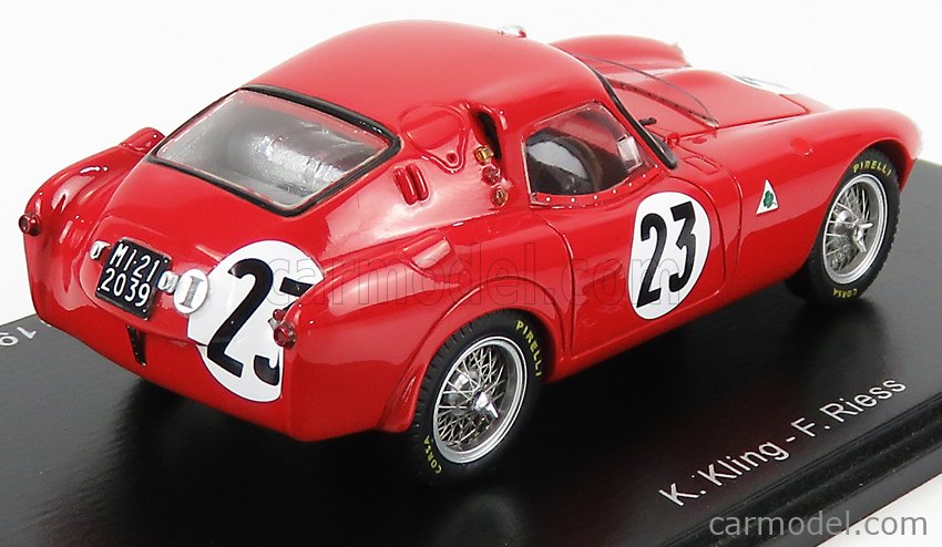 ALFA ROMEO - 6C 3000 CM 3.5L TEAM SPA ALFA ROMEO N 23 24h LE MANS 1953  K.KLING - F.RIESS