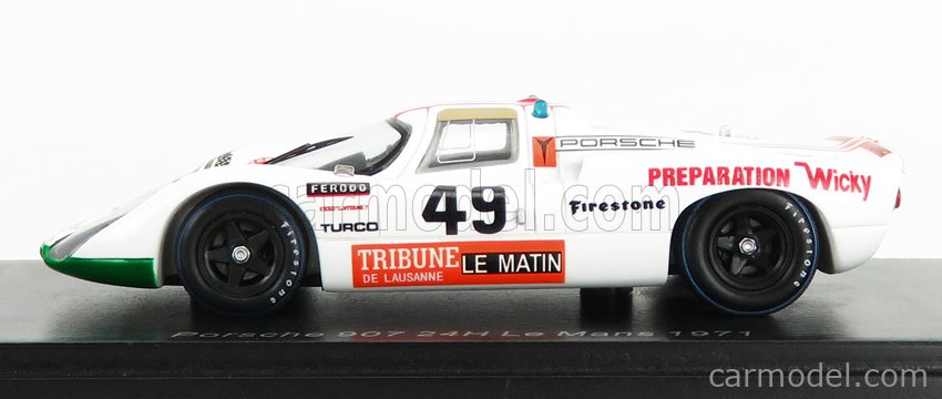 SPARK-MODEL S9773 Scale 1/43 | PORSCHE 907 TEAM WICKY RACING N 49