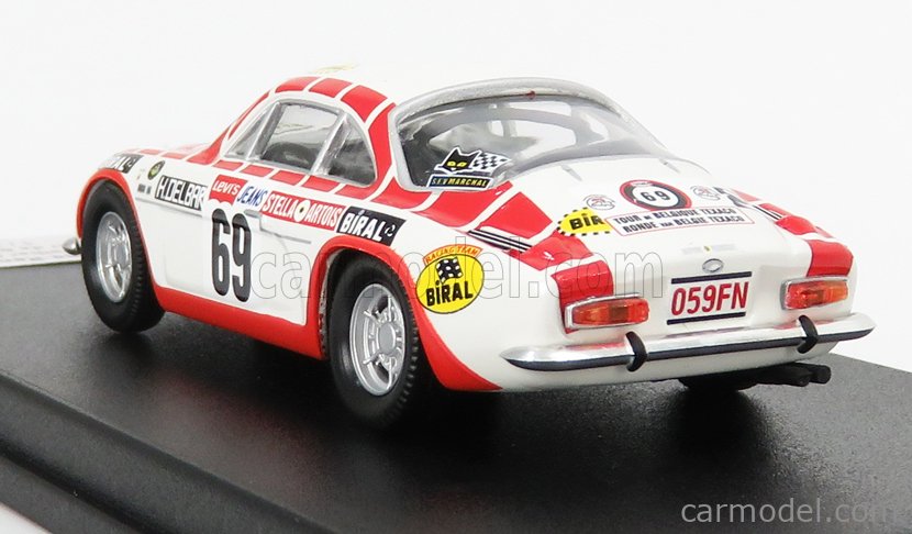 Spark Trofeu Alpine Renault A110 N°69 - Tour De Belgique 1971, 1/43 Résine